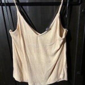 Pale yellow women's tank